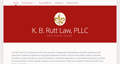 Desktop Screenshot of kbruttlaw.com